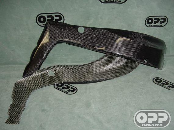 Carbon Fiber - Frame Protectors - ZX6R/RR 2005-2006 image