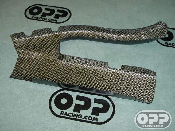 Carbon Fiber - Swingarm Protector Left - ZX6R/RR 2005-2006 image