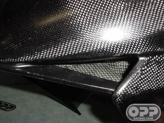 Carbon Fiber - Airduct SBK Left - CBR600RR 2005-2006 image