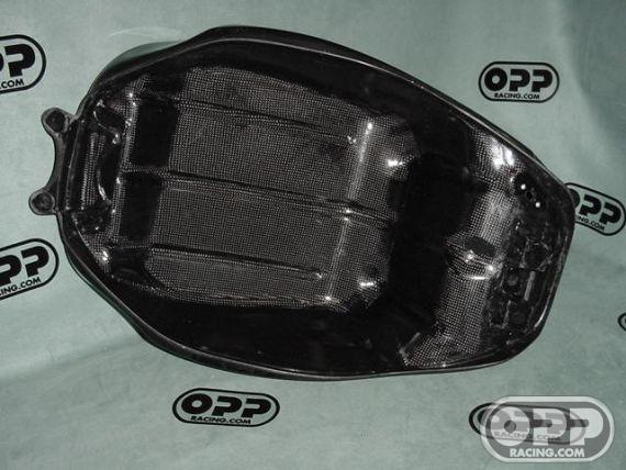 Carbon Fiber - Fuel Tank for OEM Cap - ZX7R 1996-2003 image