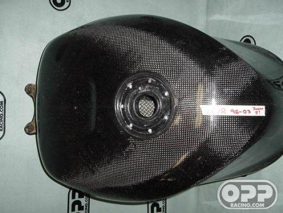 Carbon Fiber - Fuel Tank for OEM Cap - ZX7R 1996-2003 image