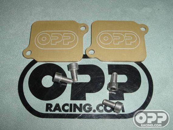  Smog Block Off Plates - GSXR600 2001-2005 - 750 2000-2005 - 1000 2001-2006 image