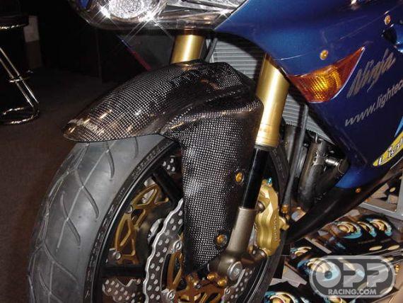 Carbon Fiber - Front Fender - ZX6R/RR 2005-2006 & ZX10R 2004-2005 image
