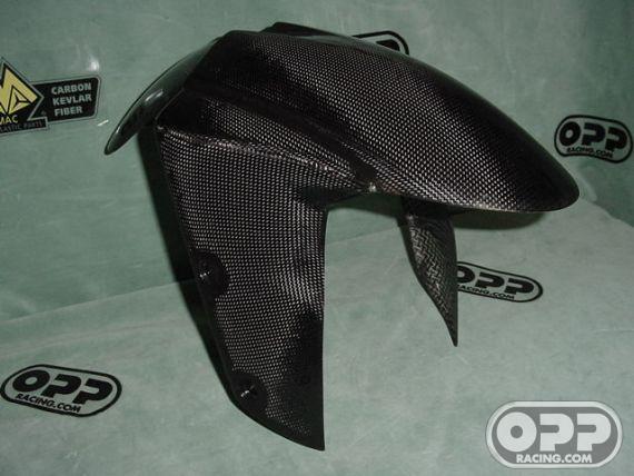 Carbon Fiber - Front Fender - ZX6R/RR 2005-2006 & ZX10R 2004-2005 image