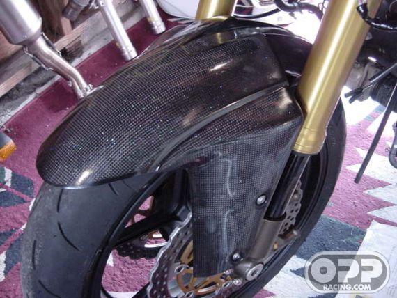 Carbon Fiber - Front Fender - ZX6R/RR 2005-2006 & ZX10R 2004-2005 image
