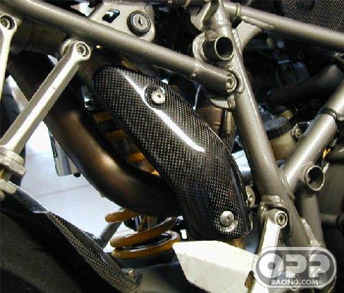 Carbon Fiber - Exhaust Shield - Ducati 749-999 image