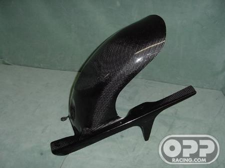 Carbon Fiber - Rear Fender with Chainguard - Ducati 748-916-996-998 image