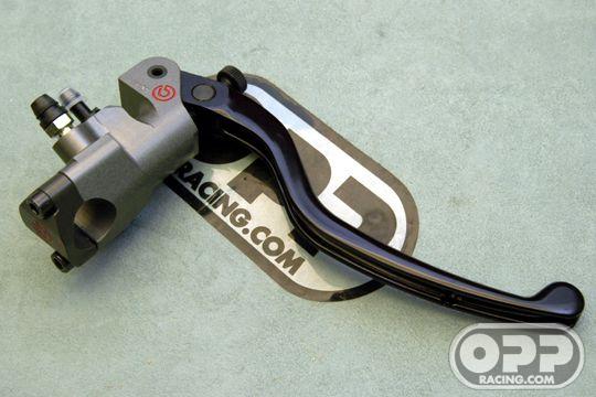  Brembo 19x20 Billet Radial Brake Master Cylinder with Standard Lever image