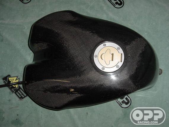 Carbon Fiber - Fuel Tank for OEM Cap - Ducati 748-916-996-998 image