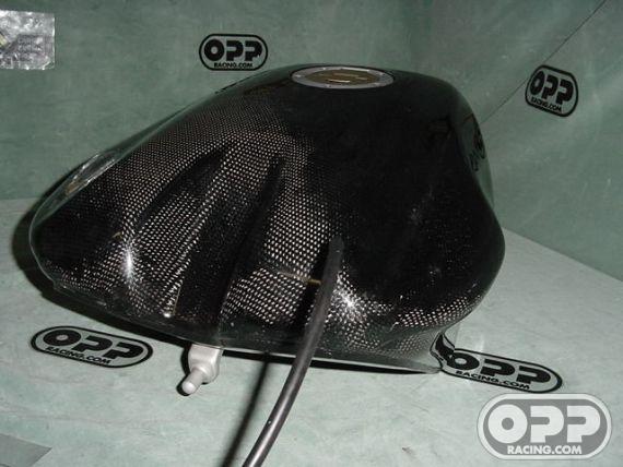 Carbon Fiber - Fuel Tank for OEM Cap - Ducati 748-916-996-998 image
