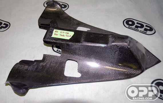 Carbon Fiber - Antidraft for OEM & Solo Seat & Superbike Tail - R1 2007-2008 image