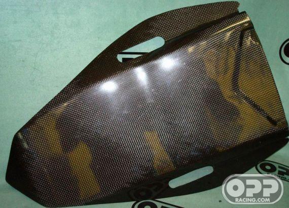 Carbon Fiber - Antidraft for OEM & Solo Seat & Superbike Tail - ZX10R 2006-2007 image
