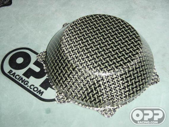 Carbon Kevlar - Clutch Cover (Closed) - Ducati 748-916-996-998 & 749-999 & 848-1098 & Monster image