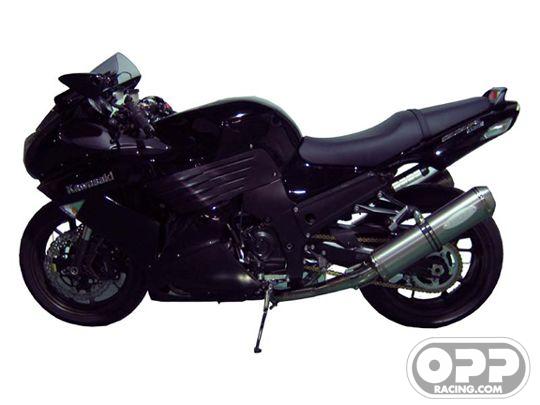  Hamaguchi Titanium Slip-on with Stainless Steel Pipe ZX14 06-07 image