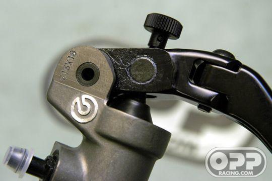  Brembo 16x18 Forged Folding Brake Master Cylinder image