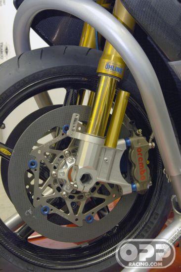  BrakeTech Honda CBR1000RR 2004-2005 CMC 320mm Oversized AXIS Brake Rotors (each) image