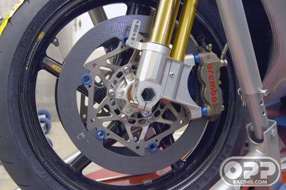  BrakeTech Honda CBR1000RR 2004-2005 CMC 320mm Oversized AXIS Brake Rotors (each) image