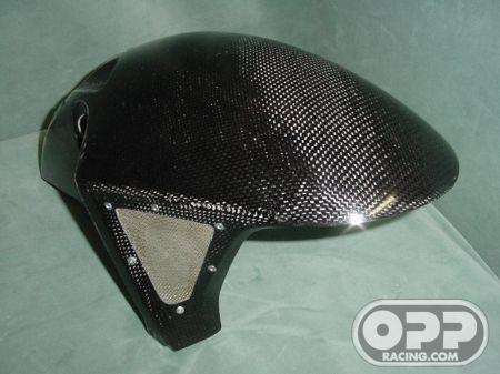 Carbon Fiber - Front Fender Vented - CBR929RR 2000-2001 & CBR954RR 2002-2003 & RC51 SP1/SP2 2000-2006 image