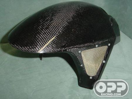 Carbon Fiber - Front Fender Vented - CBR929RR 2000-2001 & CBR954RR 2002-2003 & RC51 SP1/SP2 2000-2006 image