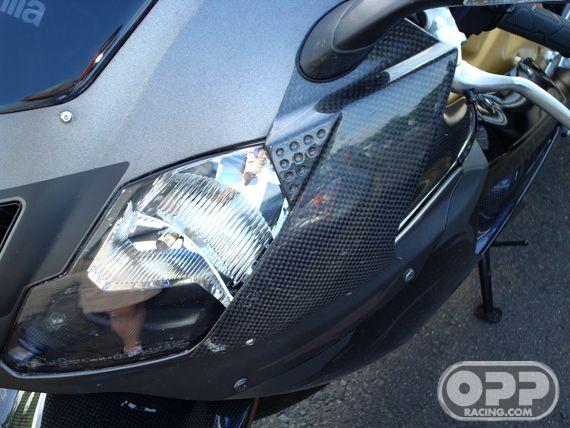 Carbon Fiber - Upper Side Vents (Pair) - RSV1000 2004-2005 image