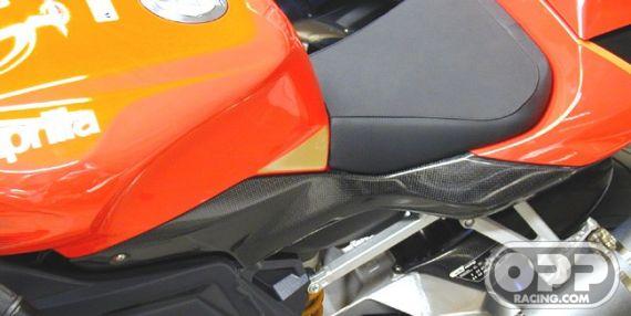 Carbon Fiber - Seat Panel Inserts (Pair) - RSV1000 2004-2005 image