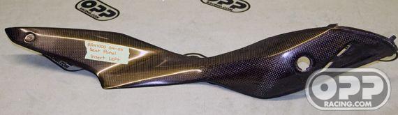Carbon Fiber - Seat Panel Inserts (Pair) - RSV1000 2004-2005 image