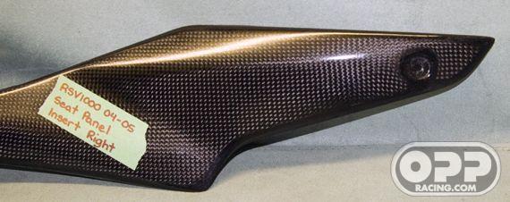 Carbon Fiber - Seat Panel Inserts (Pair) - RSV1000 2004-2005 image