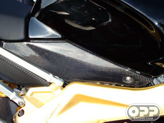 Carbon Fiber - Seat Panel Inserts (Pair) - RSV1000 2004-2005 image