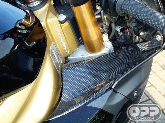 Carbon Fiber - Airduct Covers (Pair) - RSV1000 2004-2005 image