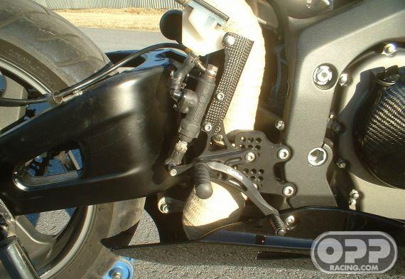  LighTech Rearsets with Fixed Foot Pegs - Honda CBR600RR 2003-2006 image