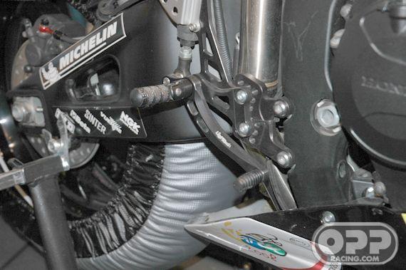  LighTech Rearsets with Folding Foot Pegs - Honda CBR1000RR 2004-2007 image