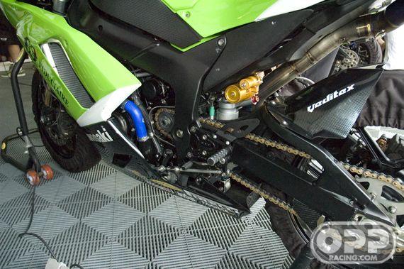  LighTech Rearsets with Fixed Foot Pegs - Kawasaki ZX6R 2005-2008 image