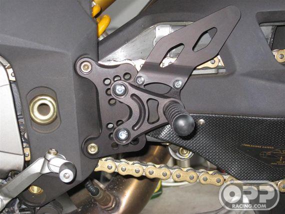  LighTech Rearsets with Fixed Foot Pegs - MV Agusta F4 / Brutale (No Levers) image