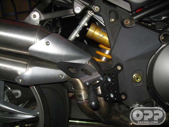  LighTech Rearsets with Fixed Foot Pegs - MV Agusta F4 / Brutale (No Levers) image