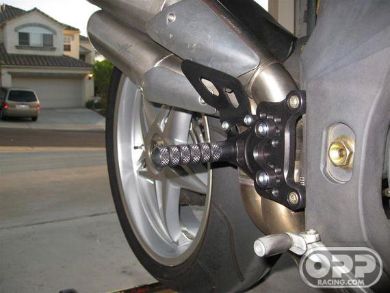  LighTech Rearsets with Fixed Foot Pegs - MV Agusta F4 / Brutale (No Levers) image