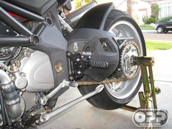  LighTech Rearsets with Fixed Foot Pegs - MV Agusta F4 / Brutale (No Levers) image