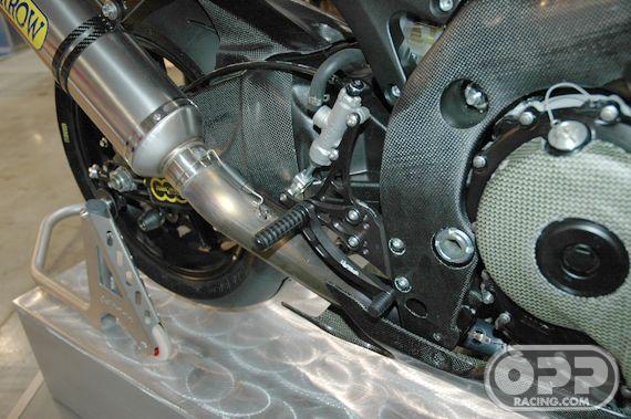  LighTech Rearsets with Fixed Foot Pegs - Suzuki GSXR 1000 2007-2008 image