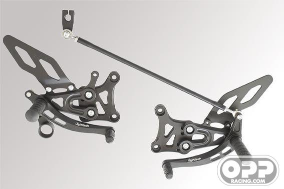  LighTech Rearsets with Fixed Foot Pegs - Yamaha R6 2006-2008 image