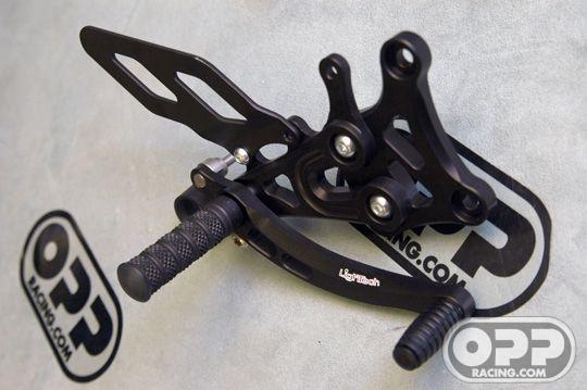  LighTech Rearsets with Fixed Foot Pegs - Yamaha R6 2006-2008 image