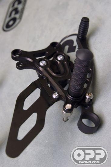  LighTech Rearsets with Fixed Foot Pegs - Yamaha R6 2006-2008 image