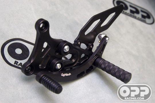  LighTech Rearsets with Fixed Foot Pegs - Yamaha R6 2006-2008 image
