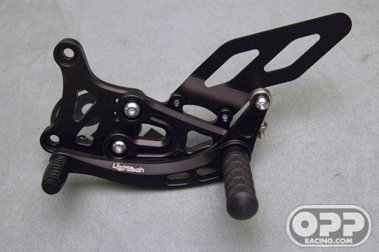  LighTech Rearsets with Fixed Foot Pegs - Yamaha R6 2006-2008 image