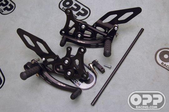  LighTech Rearsets with Fixed Foot Pegs - Yamaha R6 2006-2008 image