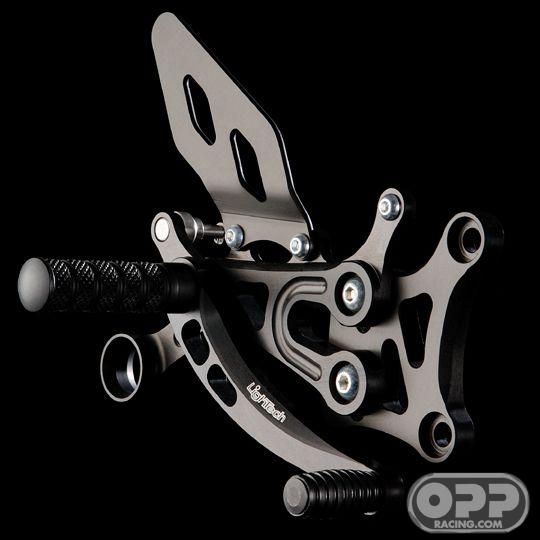  LighTech Rearsets with Fixed Foot Pegs - Yamaha R6 2006-2008 image