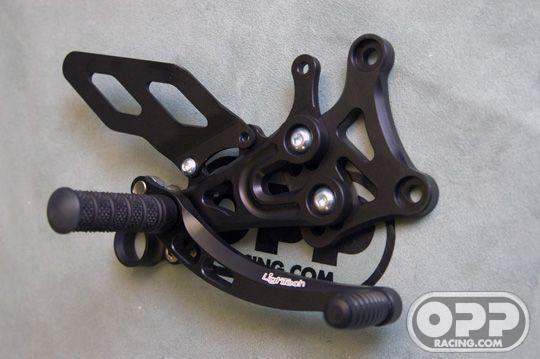  LighTech Rearsets with Fixed Foot Pegs - Yamaha R6 2006-2008 image