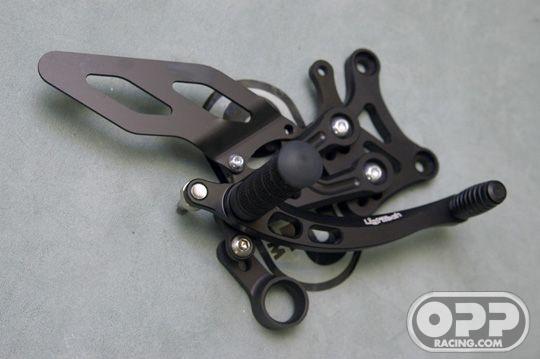  LighTech Rearsets with Fixed Foot Pegs - Yamaha R6 2006-2008 image