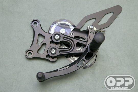  LighTech Rearsets with Fixed Foot Pegs - Yamaha R6 2006-2008 image