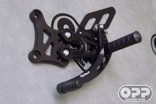  LighTech Rearsets with Fixed Foot Pegs - Yamaha R6 2006-2008 image