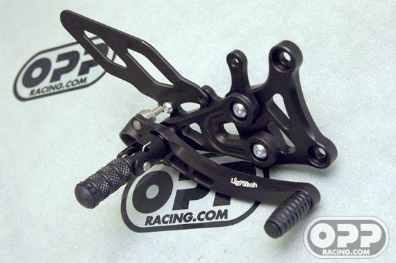  LighTech Rearsets with Folding Foot Pegs - Yamaha R6 2006-2008 image