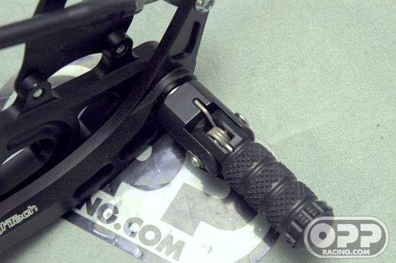  LighTech Rearsets with Folding Foot Pegs - Yamaha R6 2006-2008 image
